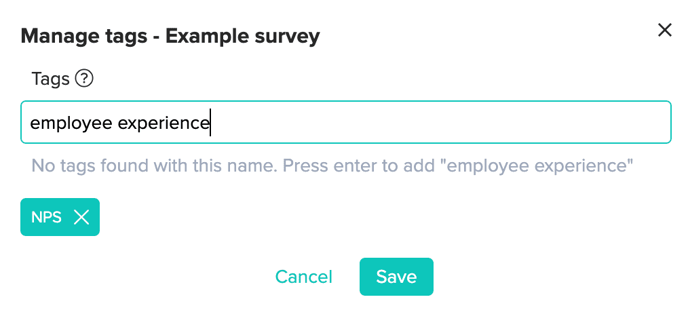 manage tags