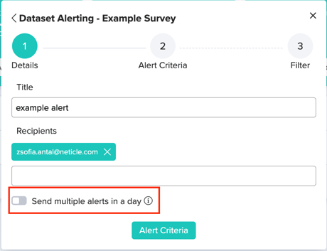 zurvey dataset alerting 4