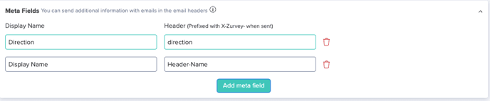 zurvey meta fields