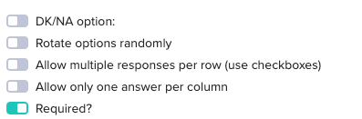 zurvey question library 23